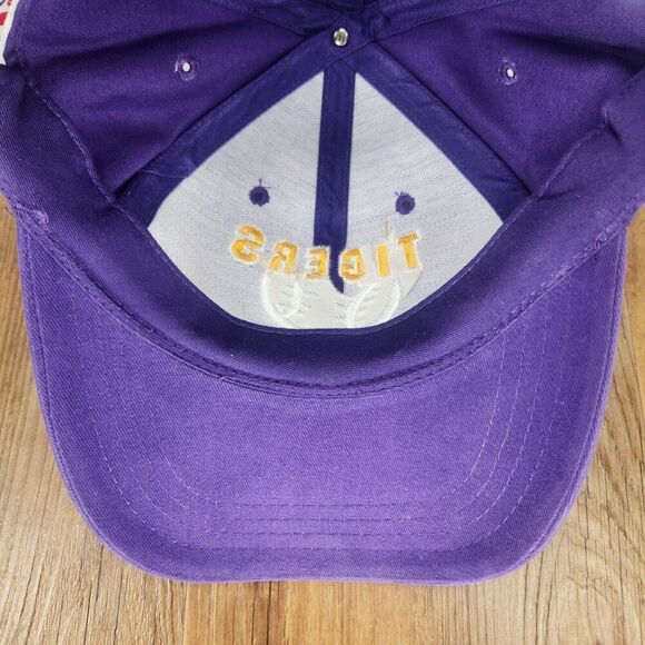 LSU Tigers Baseball Russell Athletic Hat Cap Strapback Purple College Team Sport - Picture 8 of 10
